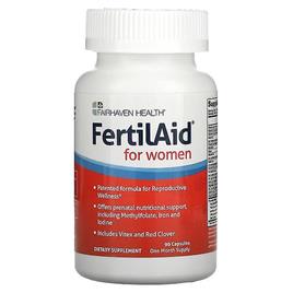 Fairhaven Health, FertilAid para Mulheres, 90 Cápsulas