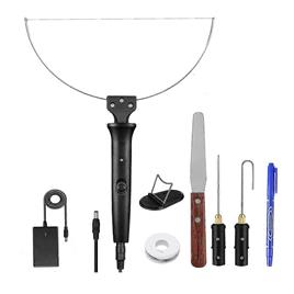 Kit de corte de espuma elétrica kit corte de espuma caneta 0-300 temperatura ajustável corte de fio quente corte de fio também Como mostrado