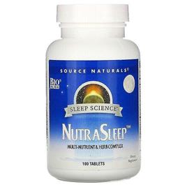 Source Naturals Fonte Naturals, Ciência do Sono, NutraSleep, 100 Comprimidos