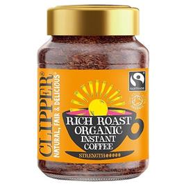 Clipper Rich Roast Café Instantâneo Orgânico, 100g