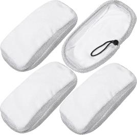Almofadas de pano de limpeza de piso rígido compatíveis com Morphy Richards 720020 720021 720502 9 em 1 limpador a vapor Mop (pacote de 4)[hs]