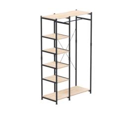 Camarim open closet com 5 prateleiras e 1 bar