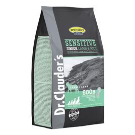 Dr. Clauder Melhor Escolha Sensitive Junior Comida Para Cães Cordeiro & Arroz 20kg