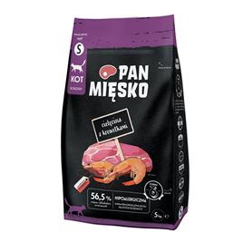 Pan Miesko Vitela Com Camarão Ração Para Gatos Pequenos 5kg