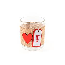 Porta-Velas Coração