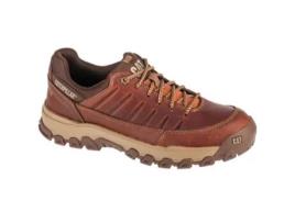 Sapatos de Homem CATERPILLAR Threshold Rebound Low Pele Castanho (42)