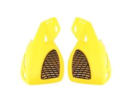 Qiilu Protetor de Mão Universal 7/8 Dirt Bike Scooter ATV Motocicleta Barra de Escova Proteções de Mão Protetor de Mão Amarelo QIILU