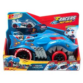 T-racers Mix N Racer Camión Tiburón Con Lanzador Azul 38901 Magic Box