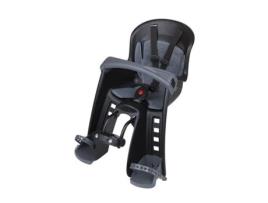 Cadeira Bicicleta Fixação Frontal Bilby Junior Preto e Cinzento