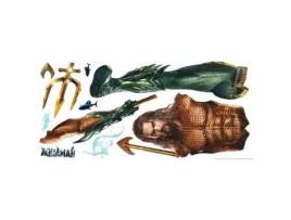 Adesivos De Parede Roommates Aquaman Vinil 16 Peças