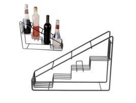 Cremalheira de armazenamento de café e bebidas high-end SYgo (copo trapezoidal de 4 furos)