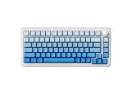 Teclado mecânico para jogos AJAZZ AK820 MAX Haiyan axis v2 teclado de escritório com gravação lateral gradiente azul três modos RGB