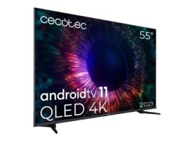 Cecotec Tv Qled De 75 Com Resolução 4k Uhd, Sistema Operativo Android Tv 11, Local Dimming, Google Voice Assitant E Chromecast.
