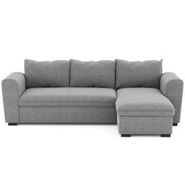 Sofá chaise longue reversível ASTY com cama e baú