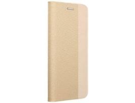 Capa Livro Horizontal Leather  Iphone 7 e 8 - Dourado