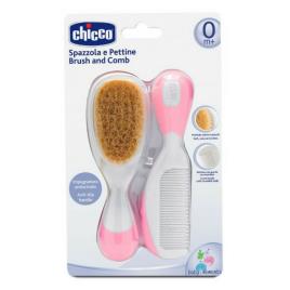Chicco Escova e Pente Cerda Rosa 2unid.