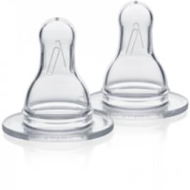 TETINA SILICONE FLUXO MÉDIO X2