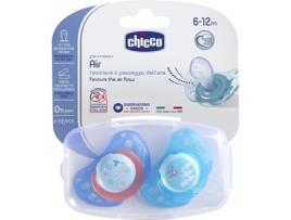 CHUPETA PHYSIO AIR AZUL SILICONE 6-16M X 2