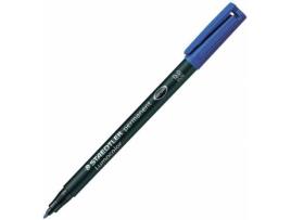 Marcador Permanente STAEDTLER Lumocolor 1 mm Azul
