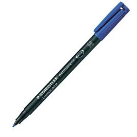 Caneta Tinta Permanente Staedtler Lumocolor 1mm Azul