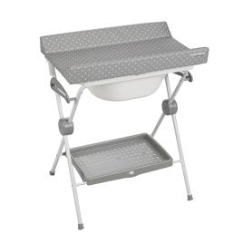 Banheira Dobrável Lea  Topos Cinza