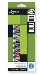12 Tubos Óleo LOUVRE 10ml - 