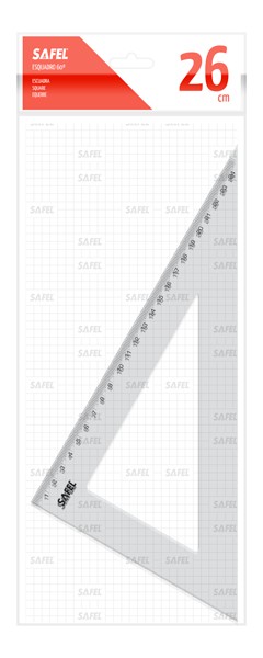 Esquadro 60º 26cm