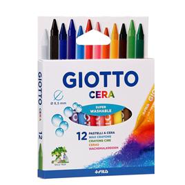 Lápis De Cera Giotto C/ 12 Cores