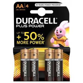 DURACELL Pack 4 Pilhas Alcalinas LR6 AA 1.5v (+50% energia)