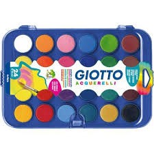 Giotto - Águarelas 24 cores (sortido) - com pincel