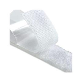 Velcro Adesivo M/F (1mt x 20mm) preto ou branco Color: White