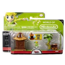 Nintendo The Legend of Zelda Windwaker Link + Outset Island Playset