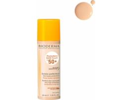 Creme de Cor com Protetor Solar BIODERMA Photoderm Nude Touch SPF50+ de Cor Natural 40ml