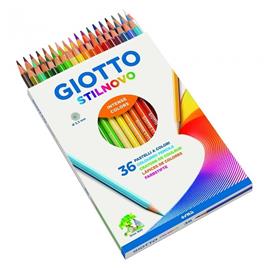 Giotto - 36 Lápis de Cor, STILNOVO cores intensas