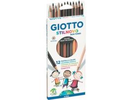 Lápis de Cor GIOTTO StilNovo (12 Unidades)