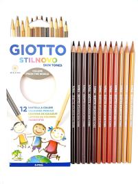 Giotto - 12 Lápis de Cor, STILNOVO skin tones
