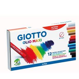 GIOTTO Pastel Óleo, Lápis, Formato Gigante, várias cores