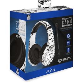 Auscultadores Gaming PRO4-70 4Gamers para Ps4 - Camo Arctic Edition