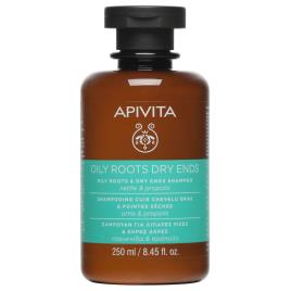 Apivita balanceamento de própolis 250ml de xampu urtiga