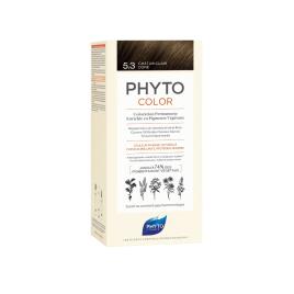 Phyto Color Coloração Permanente 5.3 Castanho Claro Dourado