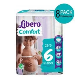 Libero Comfort Fit T6 Pack Fraldas 13-20 kg 8x22unid.