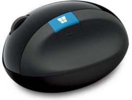 Rato MICROSOFT Sculpt Ergonomic (Wireless - Regular - 1600 dpi - Preto)