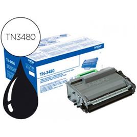 Toner Brother Original TN 3480 Preto Alta Capacidade 8000 Páginas