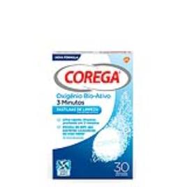 Corega Oxigénio Bio-Ativo Pastilhas Limpeza 30unid.