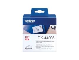 Fita Papel BROTHER Dk44205 Branca