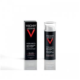 Vichy Homme Hydra Mag C+ Tratamento Hidratante Anti-Fadiga Rosto + Olhos 50ml