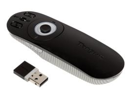 Apresentador TARGUS Multimedia Presentation Remote Preto Wireless (Com Laser)
