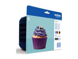 Pack 4 Tinteiros BROTHER LC123 Cores (LC123VALBP)