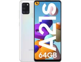 Smartphone SAMSUNG Galaxy A21s (6.55'' - 4 GB - 64 GB - Branco)