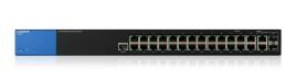 Switch de Rede LGS528-EU Gerido L2/L3 1000 Mbit/s Preto - LINKSYS